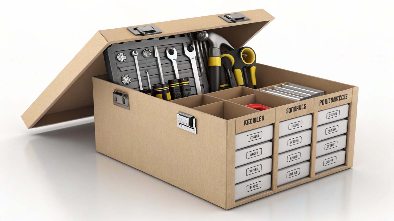 Standardized plugin box with tools