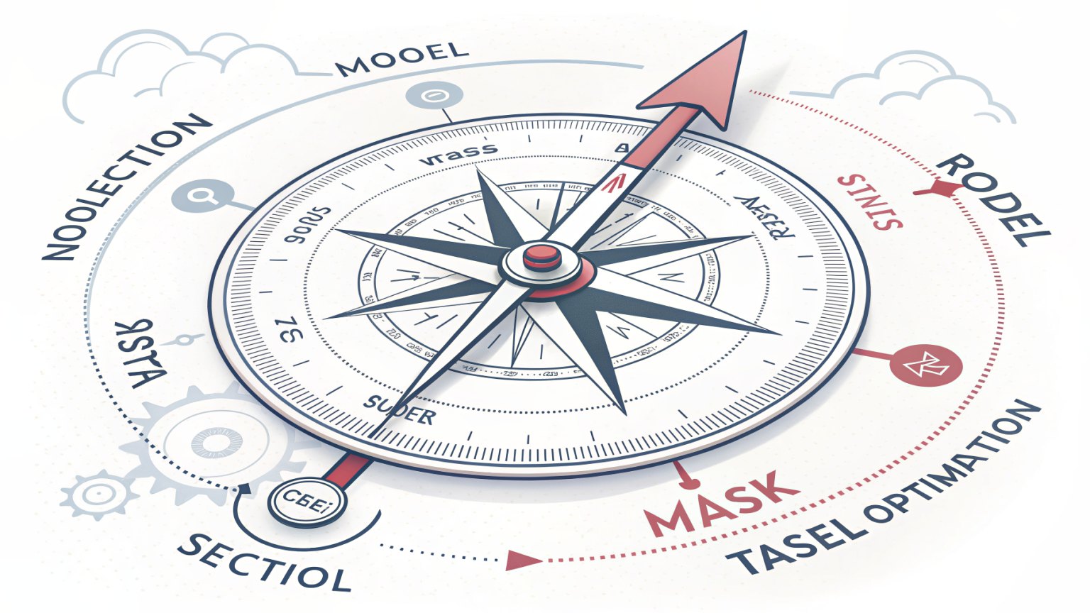 compass pointing to different paths